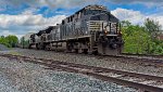 NS 4612 leads the stacks east.